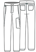 WW012 CHEROKEE REVOLUTION Men's natural rise jogger WW012 CHEROKEE REVOLUTION Men's natural rise jogger