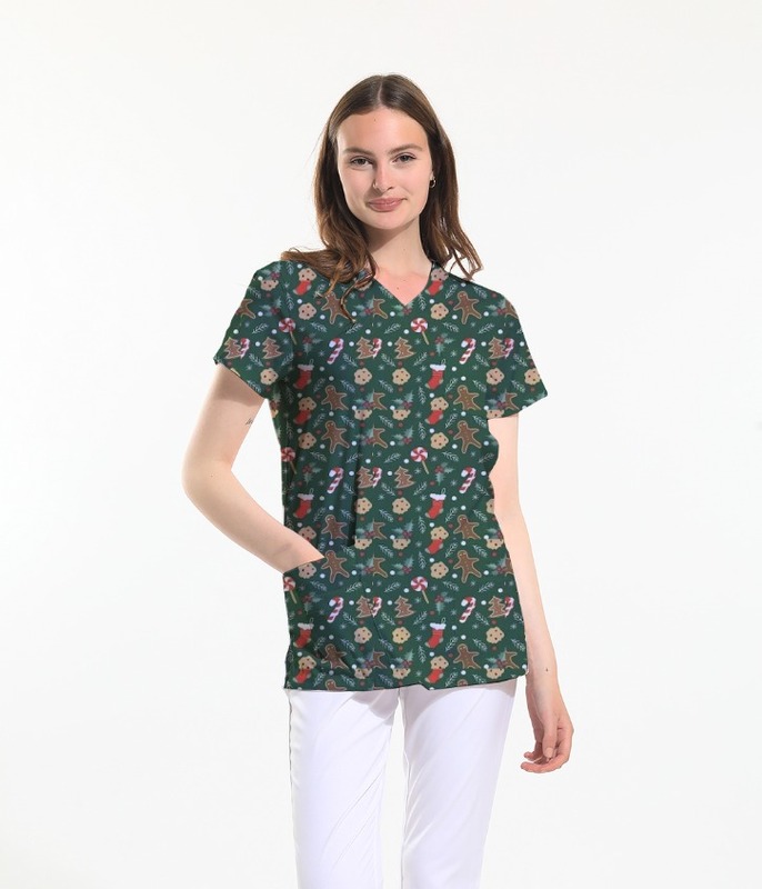 WIO CCC CHRISTMAS TOPS GREEN CANDY CANE